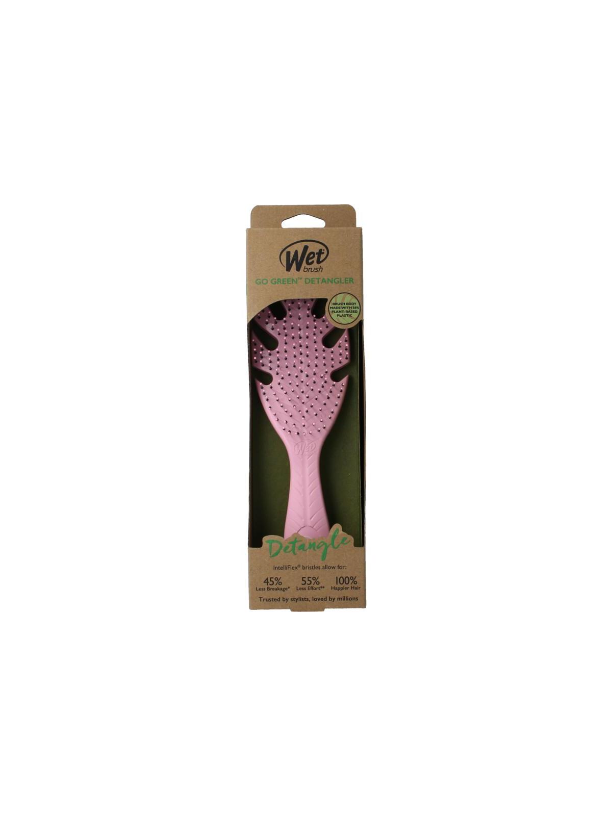Wetbrush Go green detangler pink