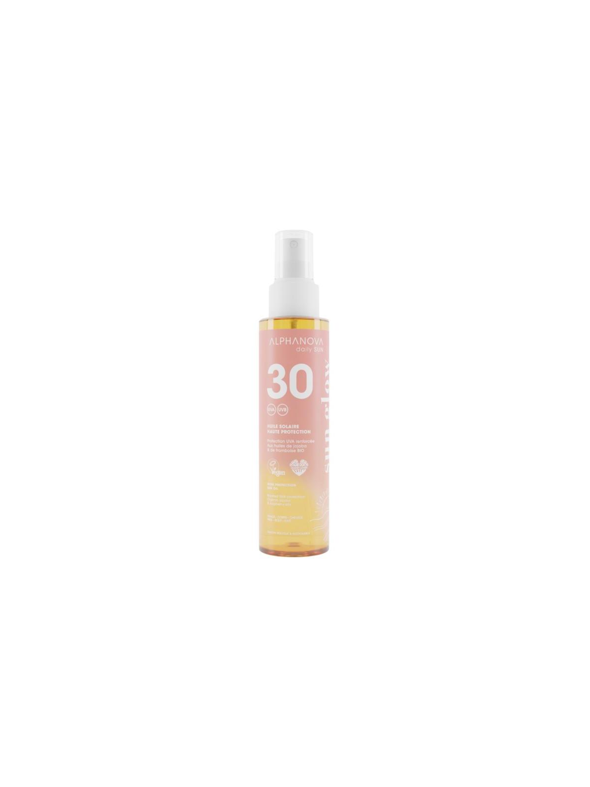 Alphanova Sun prot sun oil spf30 s glow bio