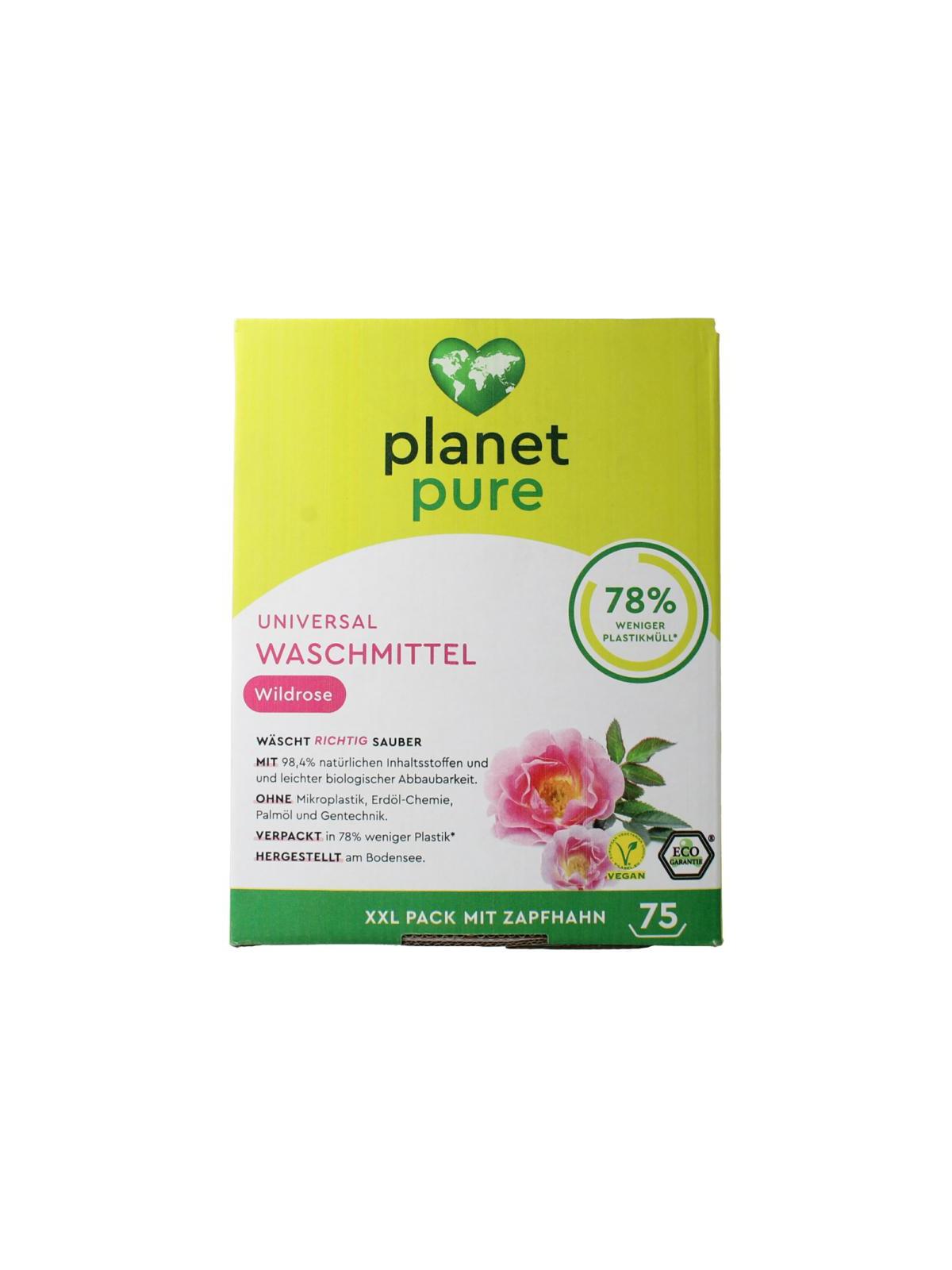 Planet Pure Wasmiddel vloeibaar universeel wild rose