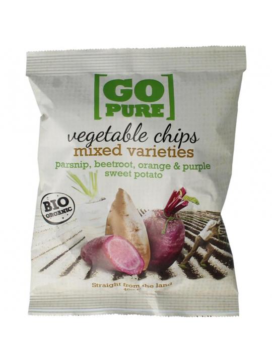 Go Pure chips groente Go Pure bio