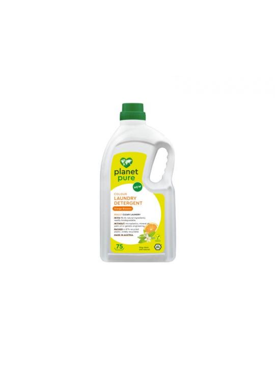 Planet Pure Wasmiddel vloeibaar gekleurde was orange
