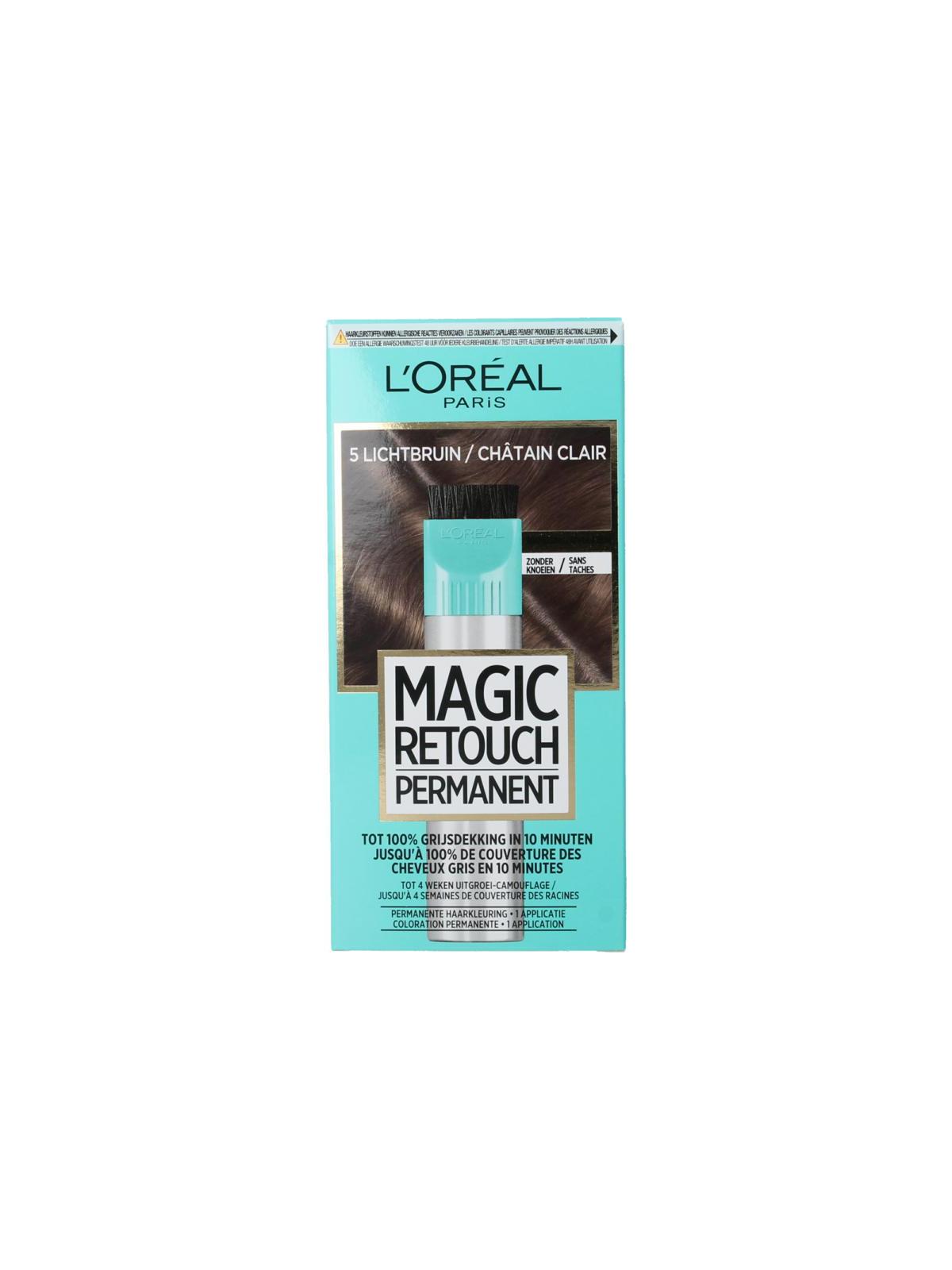 Magic Retouch Permanente haarkleurig nr 5 lichtbruin