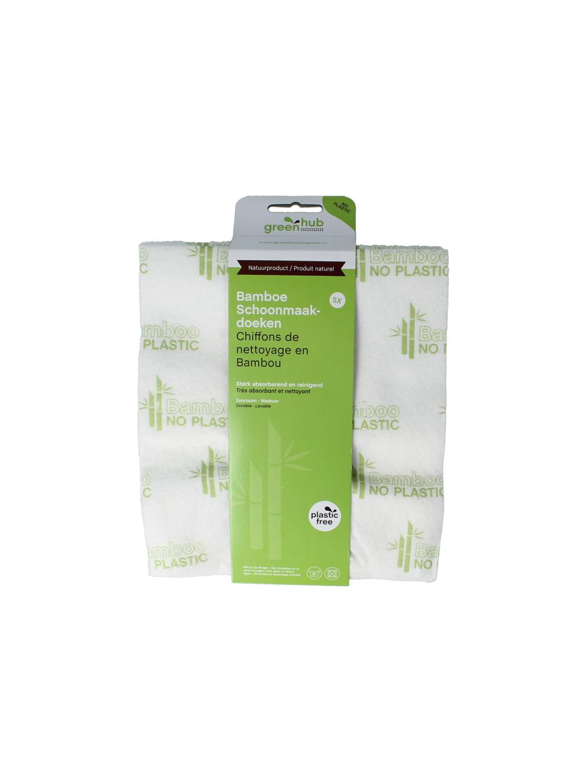 Greenhub Schoonmaakdoeken bamboe