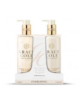 Nectarine blossom & grapefruit hand care duo