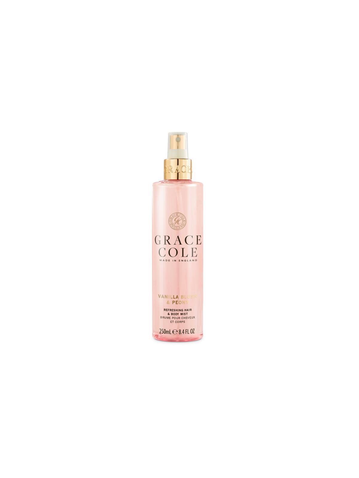 Vanilla blush & peony hair & body mist