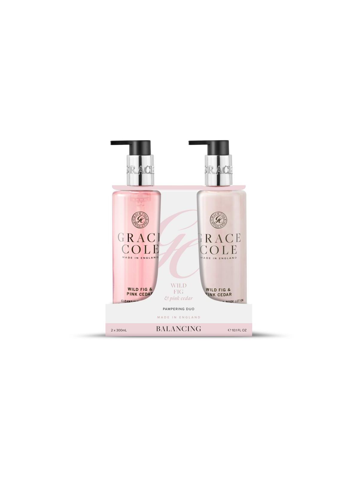 Wild fig & cedar handcare duo