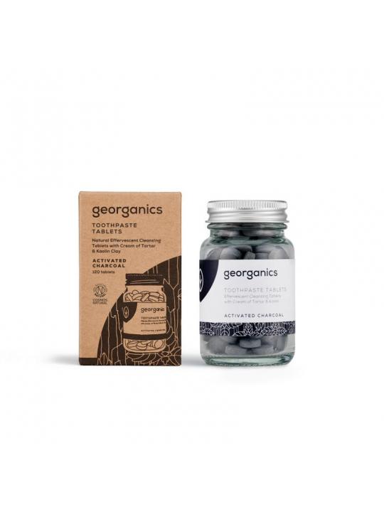 Georganics Toothpaste tablets active charcoal