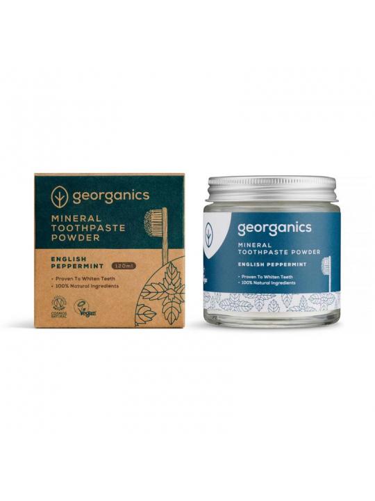 Georganics Mineral toothpaste powder english peppermint