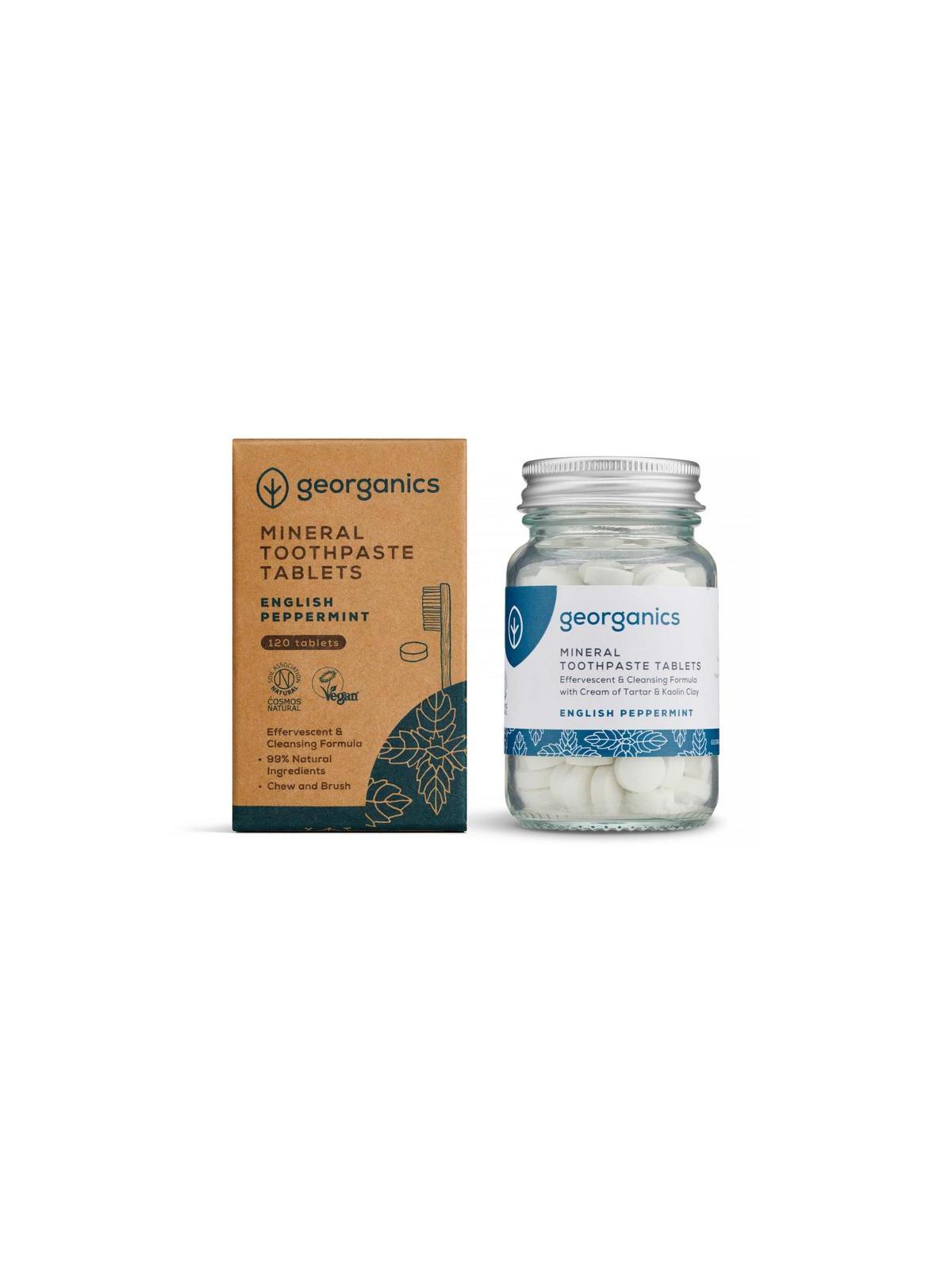 Georganics Toothpaste tablets english peppermint