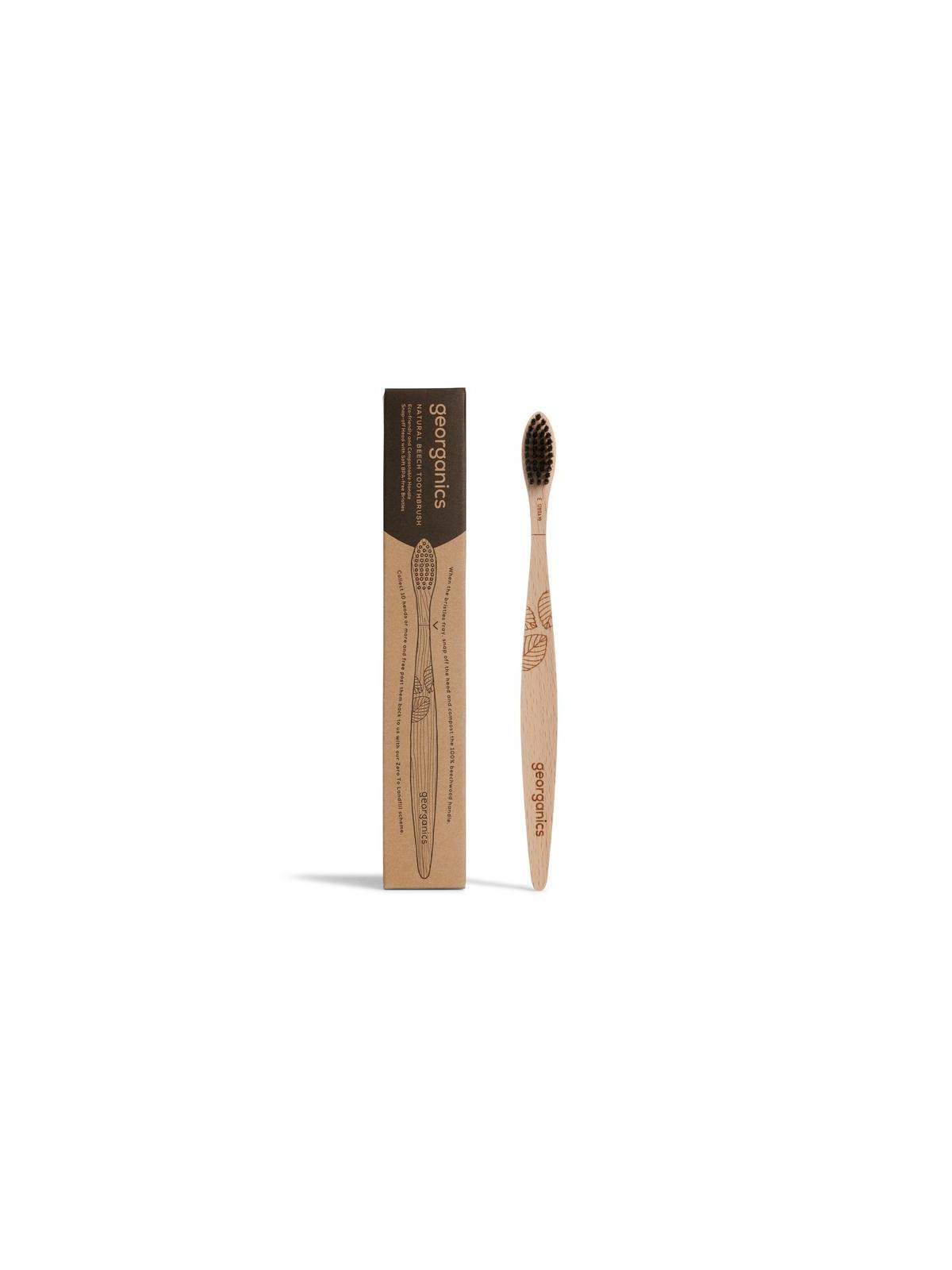 Georganics Toothbrush soft beechwood