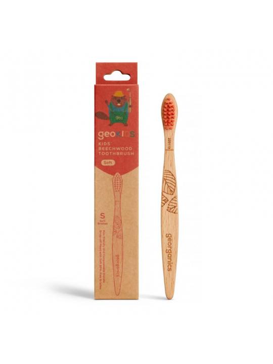 Georganics Toothbrush kids beechwood