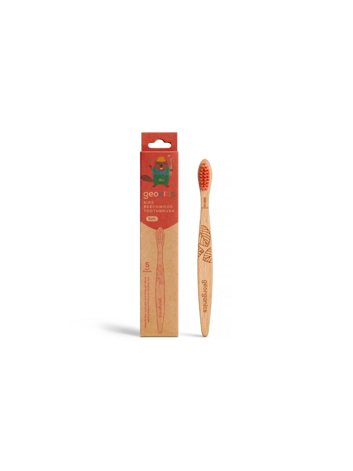 Georganics Toothbrush kids beechwood