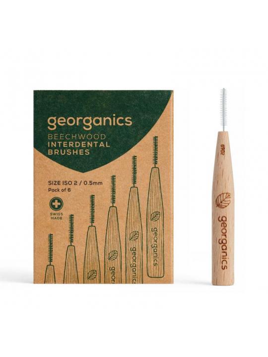 Georganics Interdental brush iso-2 beechwood