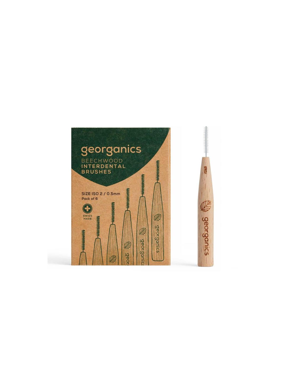 Georganics Interdental brush iso-2 beechwood