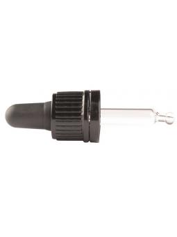 Helios Holland pipet glas zwart 5ml