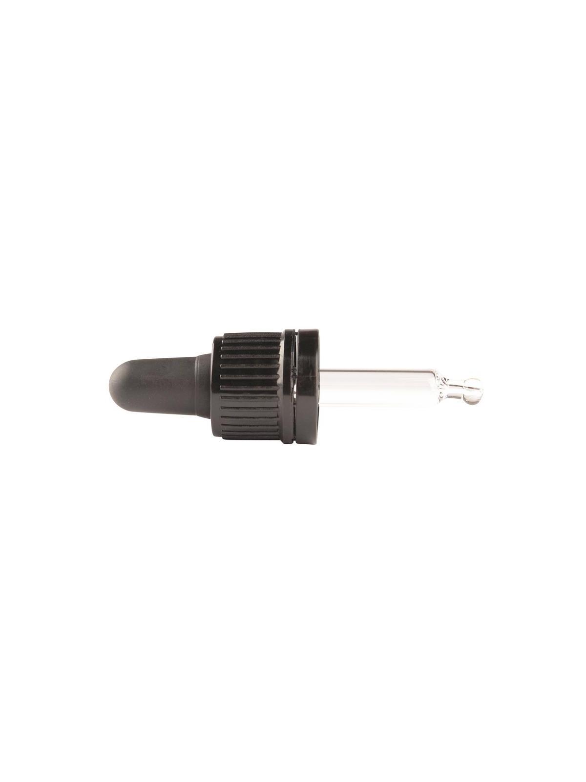 Helios Holland pipet glas zwart 5ml