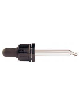 Helios Holland pipet glas zwart 20ml