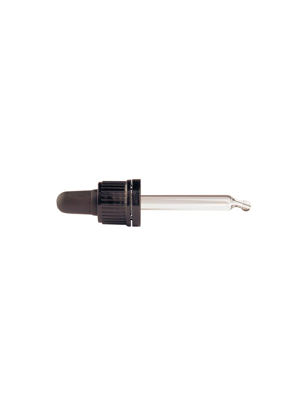 Helios Holland pipet glas zwart 20ml