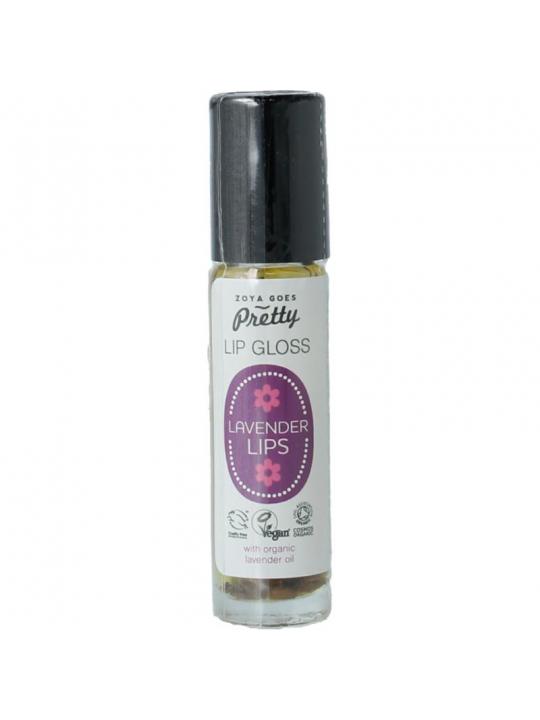 Zoya Goes Pretty Lip gloss lavender lips