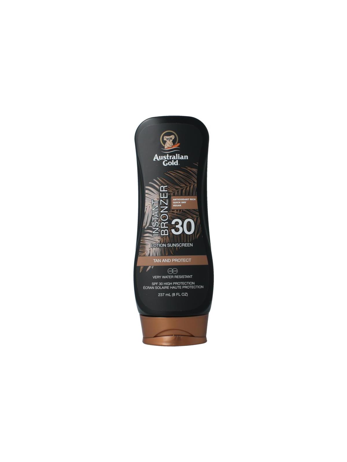 Australian Gold lotion bronzer spf30