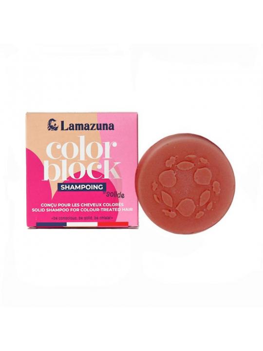 Shampoo bar color-treated hair color block