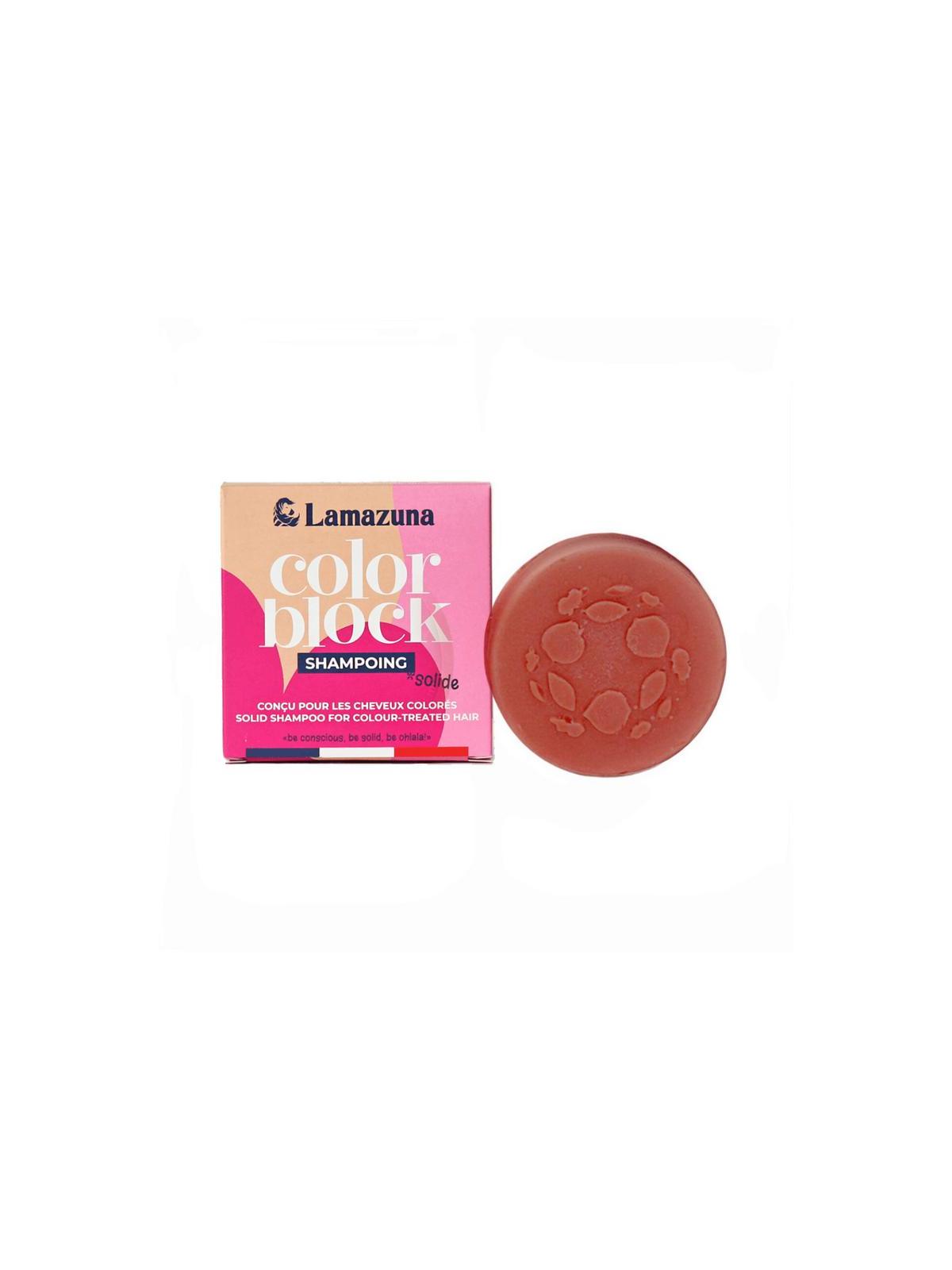 Shampoo bar color-treated hair color block