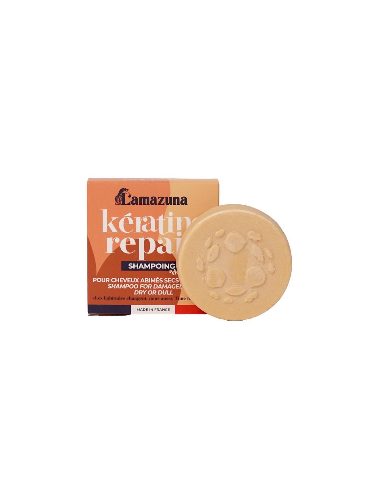 Shampoo bar keratin repair