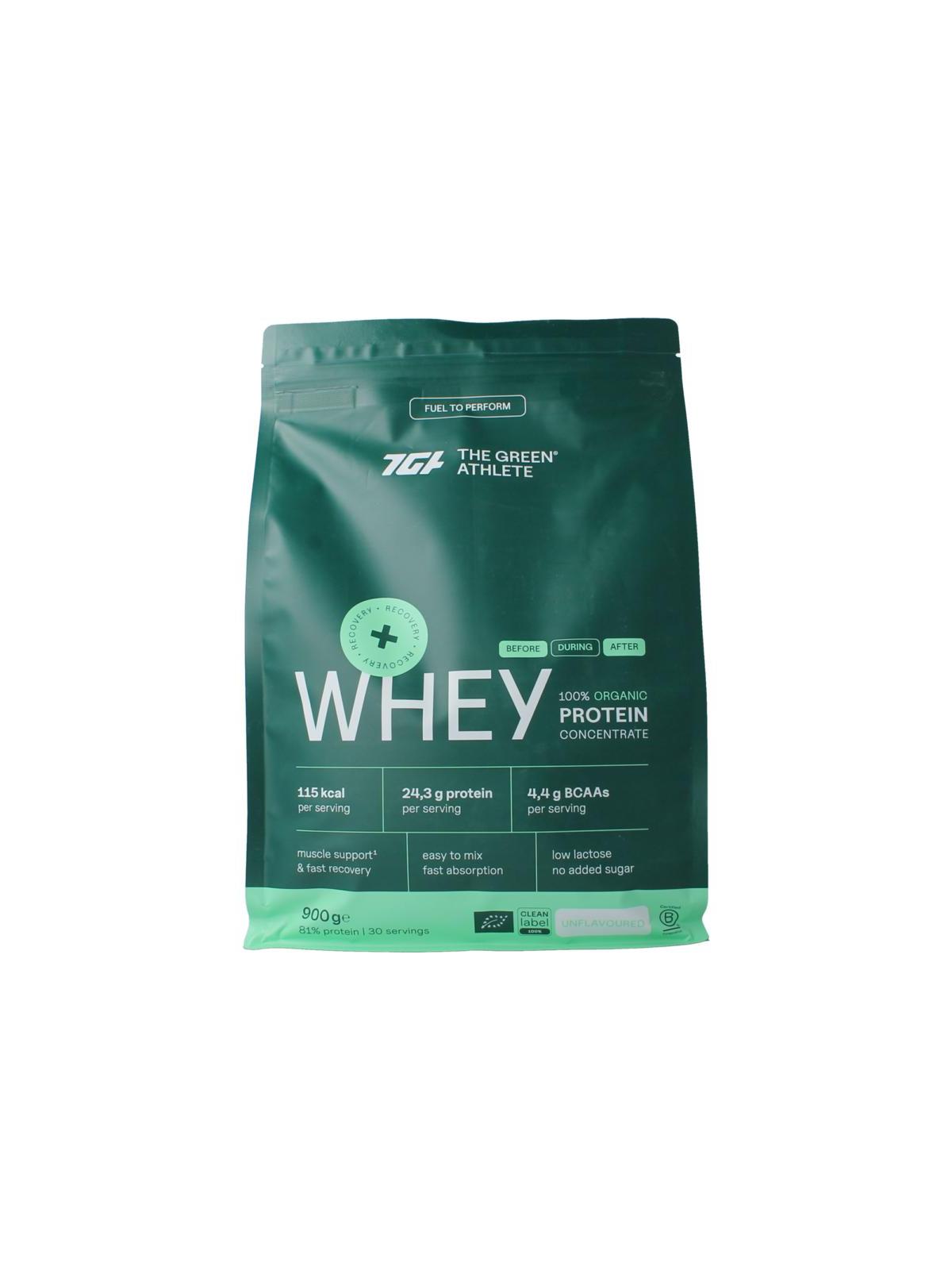 Green Athlete Whey protein concentrate unflavoured bio