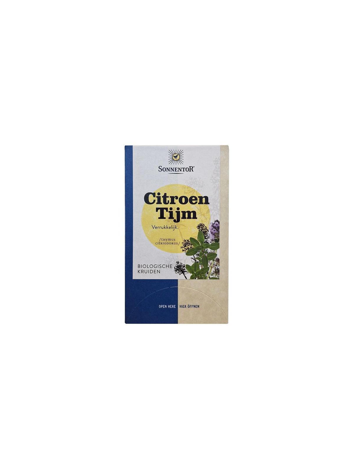Sonnentor citroen tijm thee bio