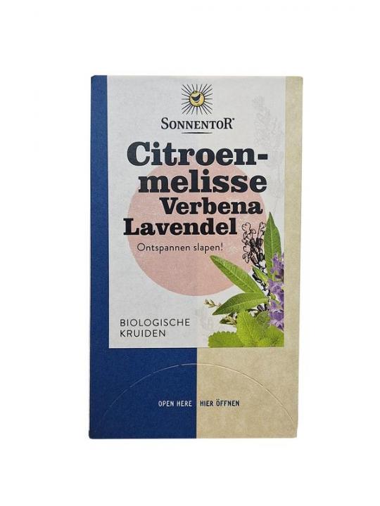 Sonnentor citroenmel-verbena-lavend bio