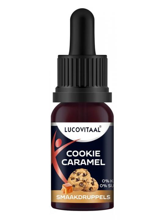 Lucovitaal smaak druppels cookie caramel