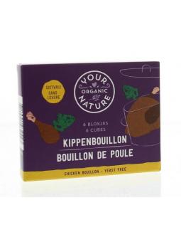 Kippenbouillonblokjes zonder gist bio