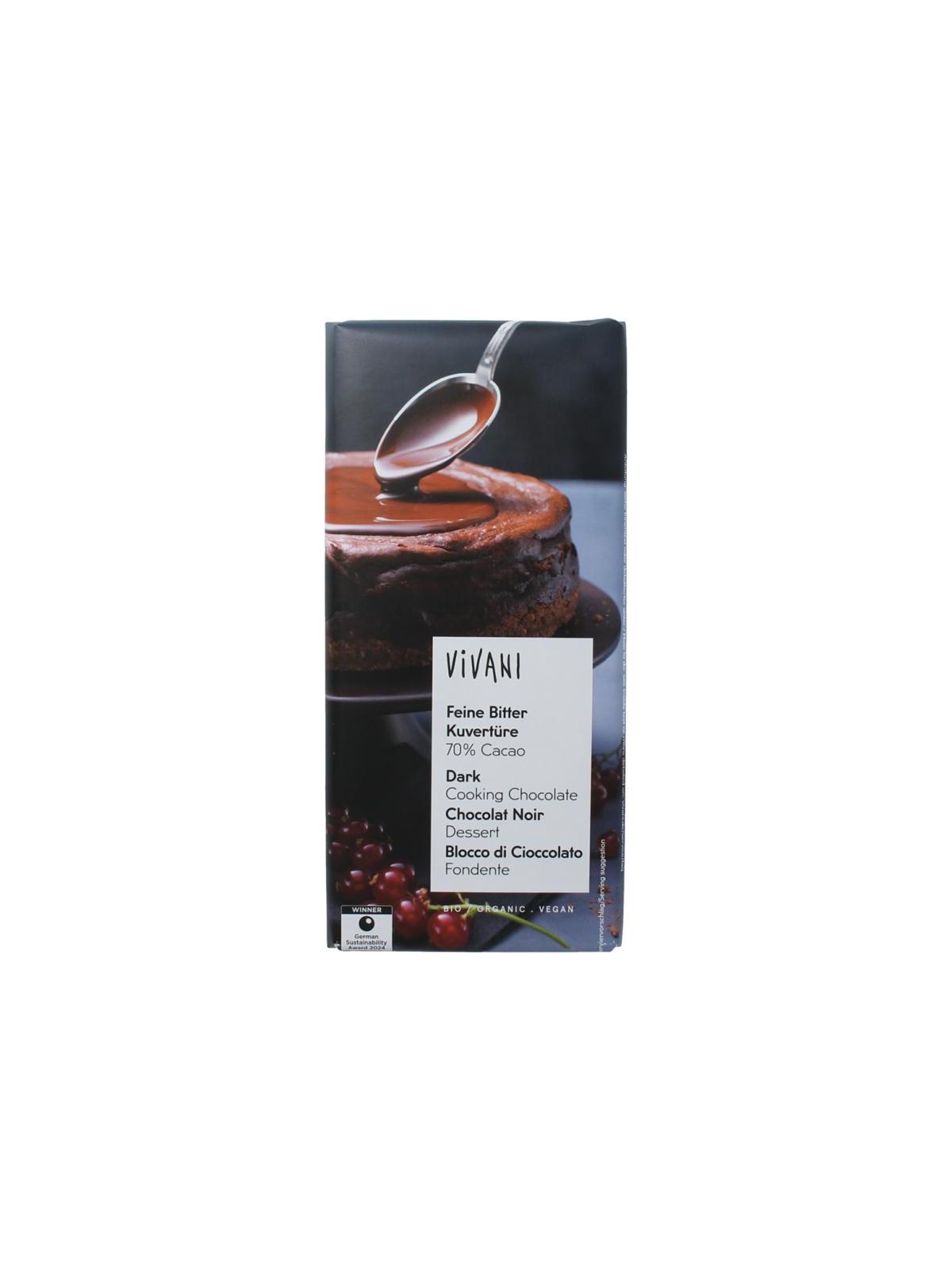 Vivani Vivani dark cooking choco bio