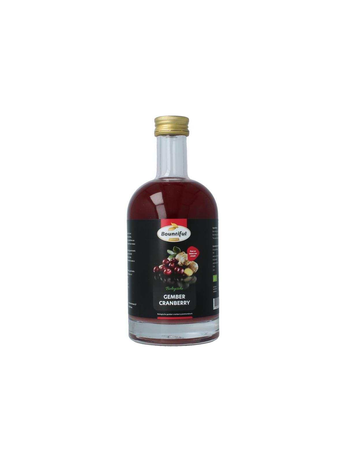 Bountiful gember sap cranberry bio