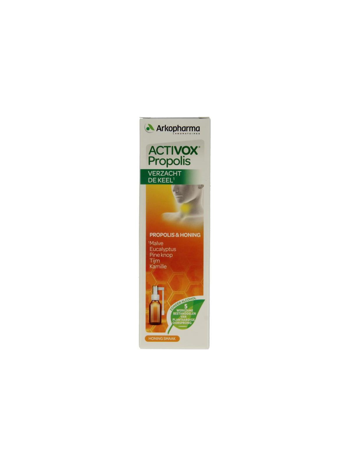 Keel spray verzachtend