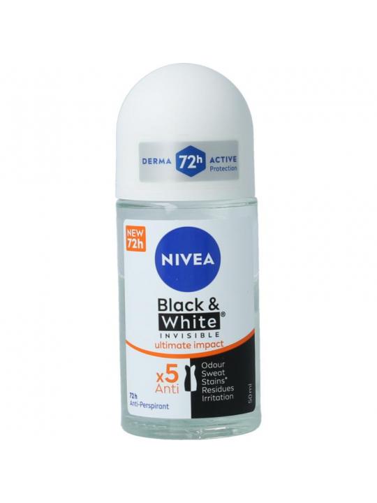 Nivea Deodorant roller black & white ultra impact