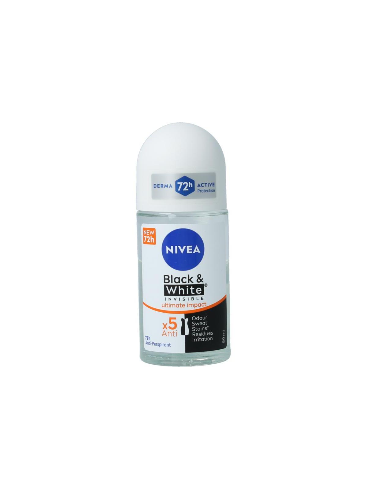 Nivea Deodorant roller black & white ultra impact