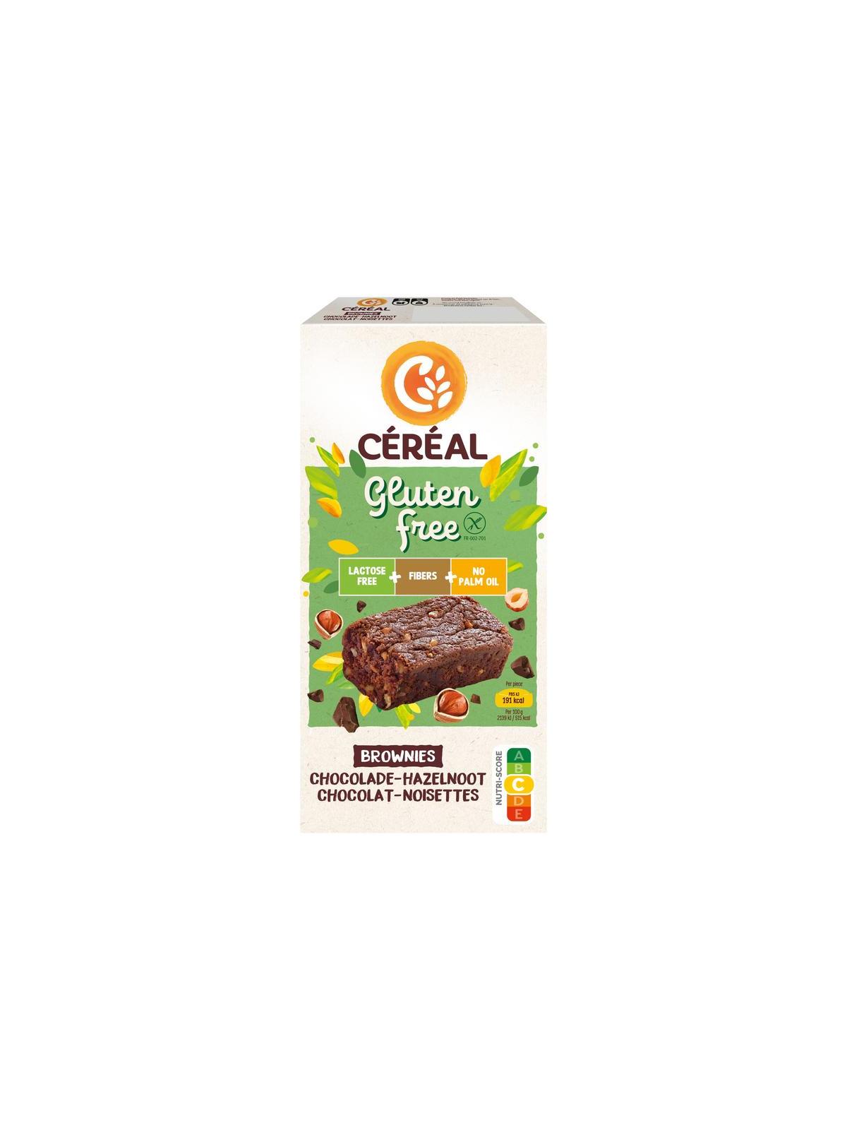 Cereal brownies choc&hazeln glu&lac v