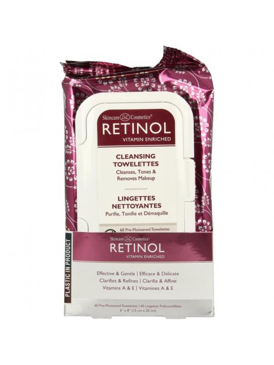 Cleansing towel anti-aging
