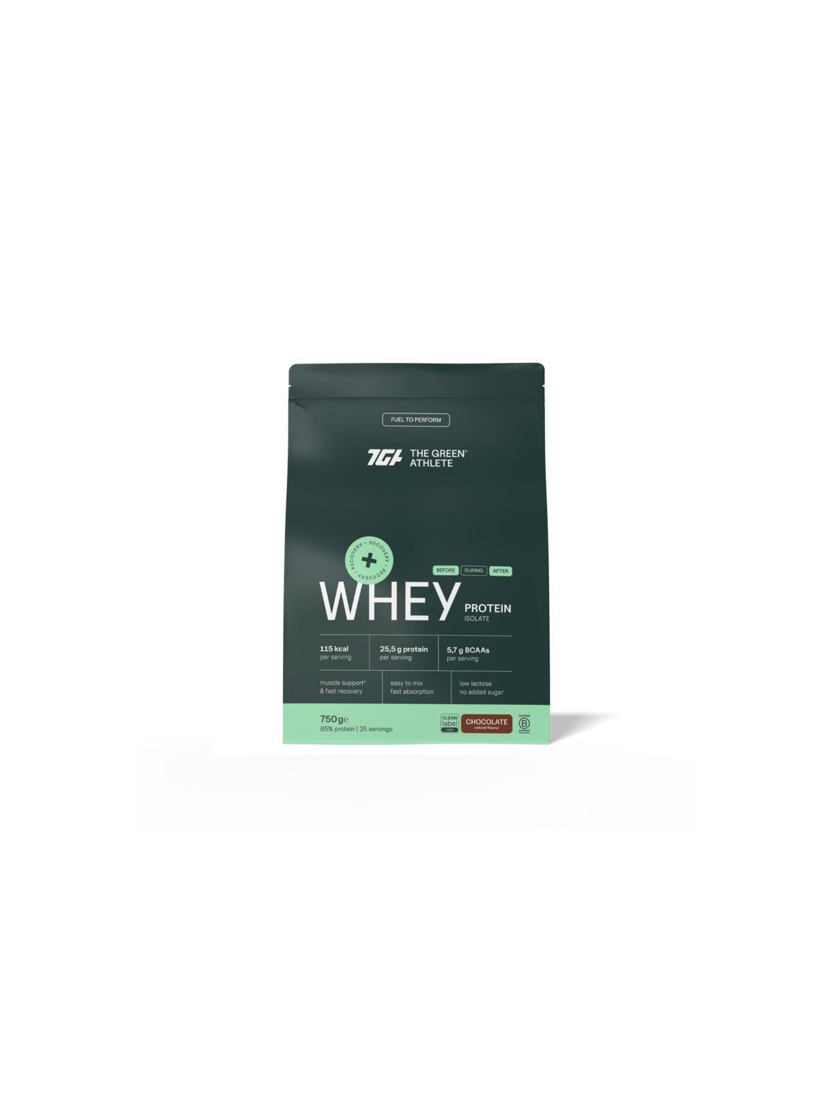 Green Athlete Whey protein isolate chocolate