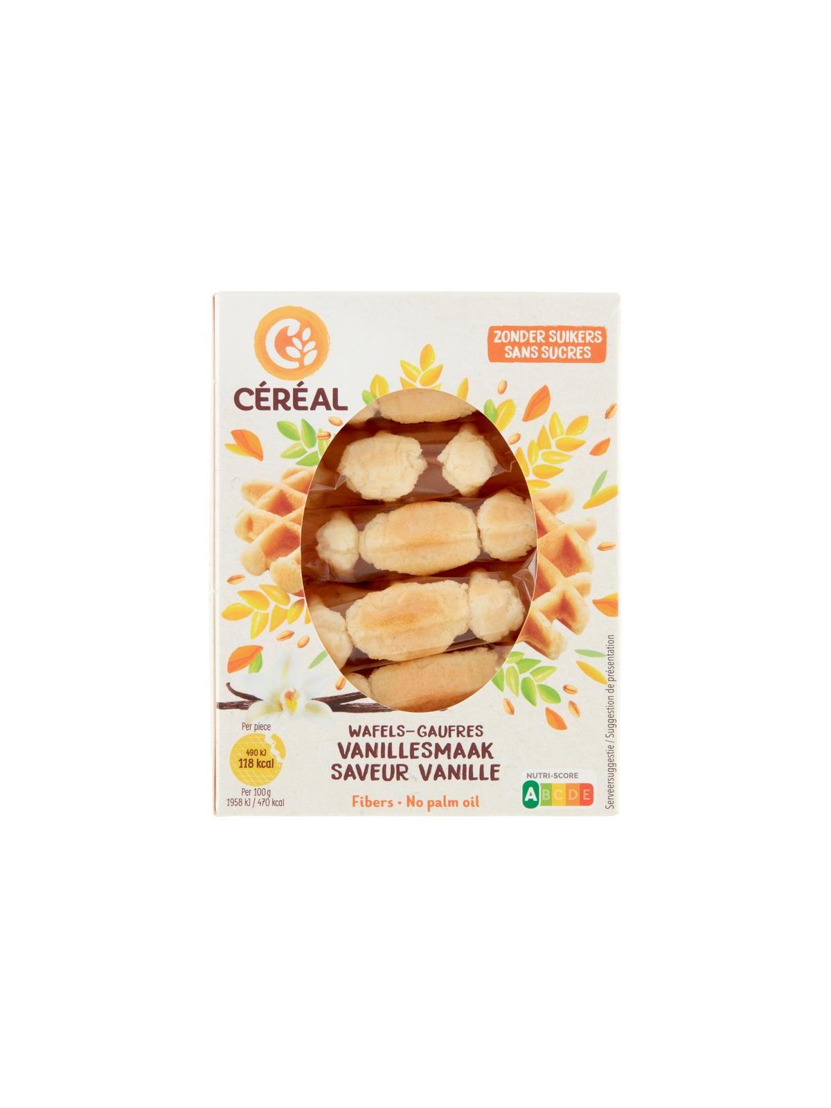 Cereal zachte vanillewafels zonder s