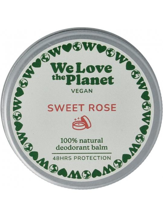We Love deodorant balm sweet rose vegn