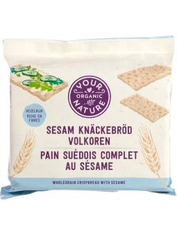 Your Organic Nat knackebrod volkoren sesam bio