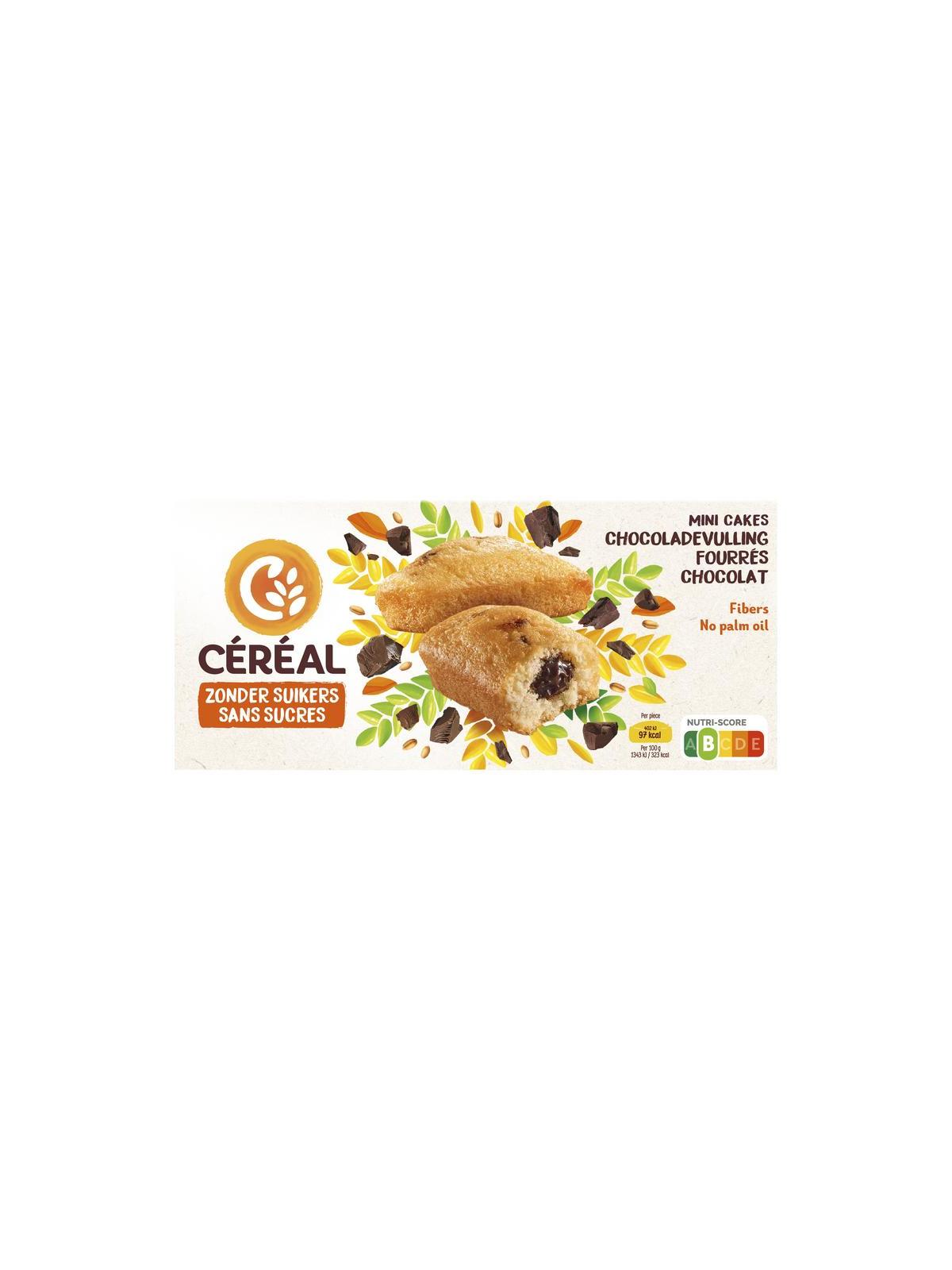 Cereal mini cakes choco vull zonder s