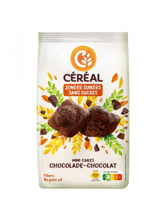 Cereal mini cakes choco zonder suiker