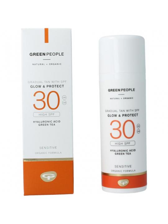 Green People Glow & protect SPF30