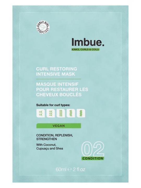 Imblue Curl restoring intensive mask sachet