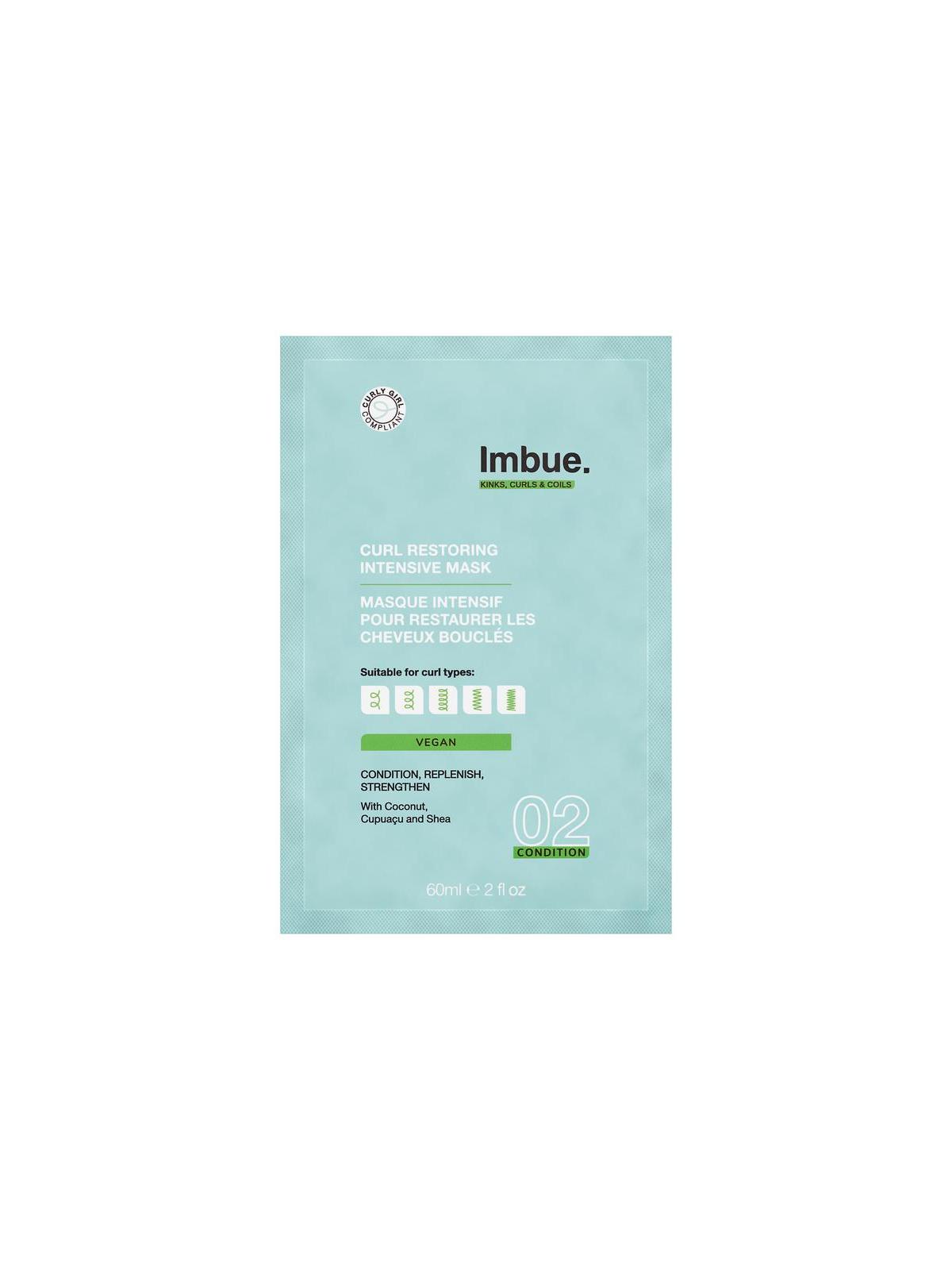 Imblue Curl restoring intensive mask sachet