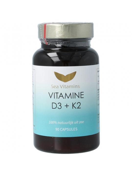 Sea Vitamins vitamine d3 + k2 uit zee