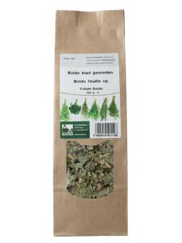 Marma boldo blad gesneden
